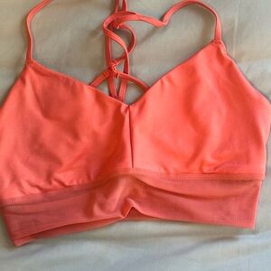 ALO Yoga- Lush Sports Bra - Coral